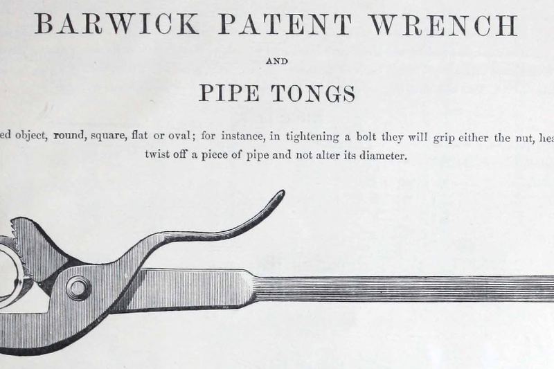 Barwick Patent Wrench and Pipe Tongs Morris Tasker and Co Illustrated Catalogue